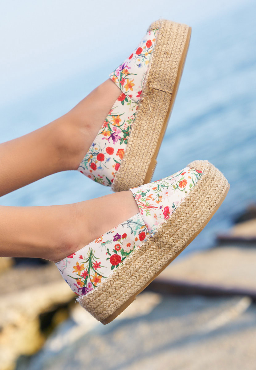 Bílé dámské espadrilky Laguna