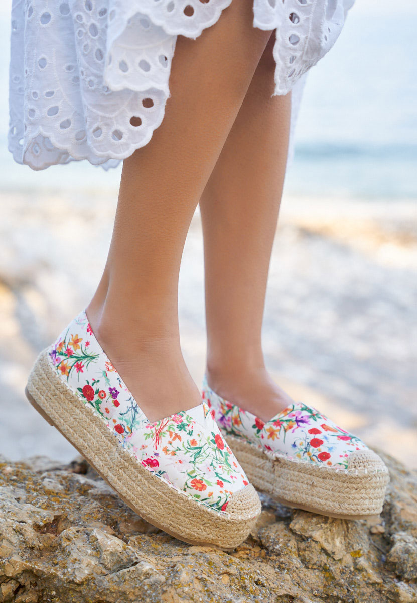 Bílé dámské espadrilky Laguna