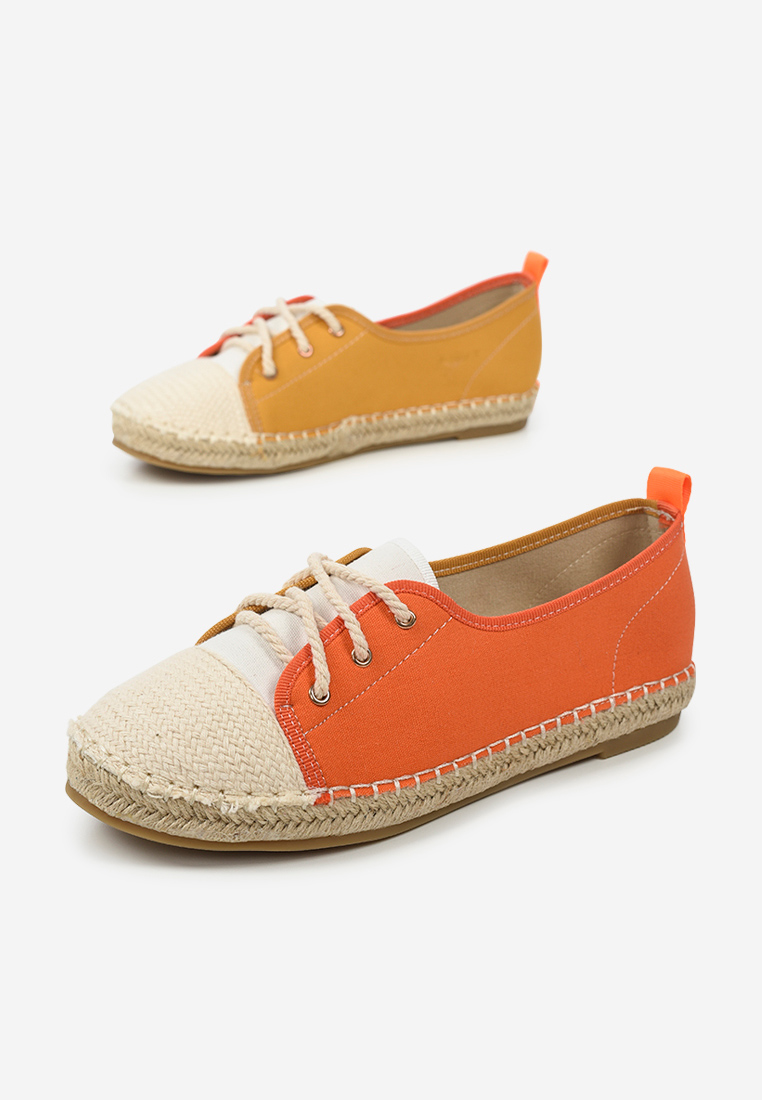 Oranžové dámské espadrilky Doria