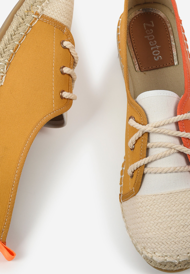 Oranžové dámské espadrilky Doria