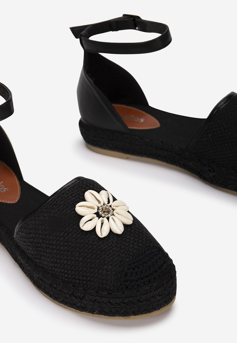Černé dámské espadrilky Taldora