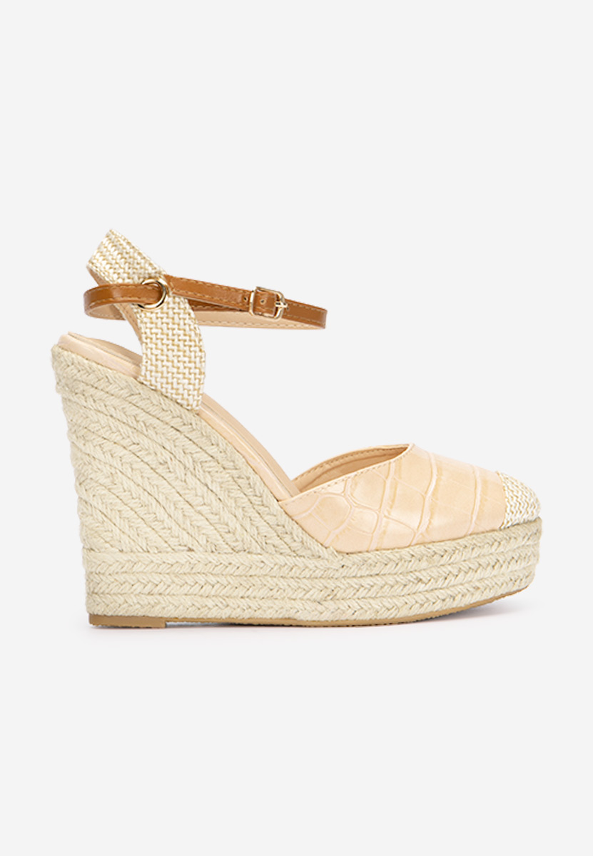 Béžové dámské espadrilky Benisa V2