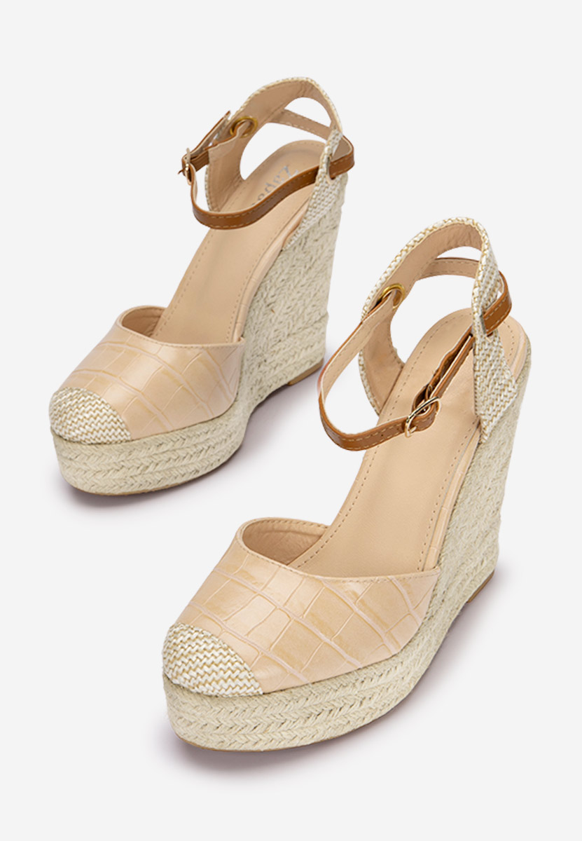 Béžové dámské espadrilky Benisa V2