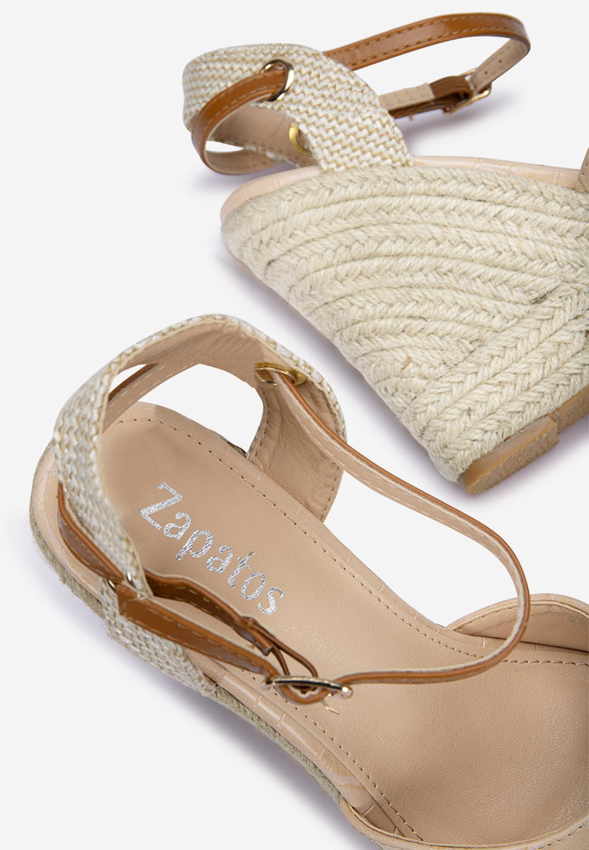 Béžové dámské espadrilky Benisa V2