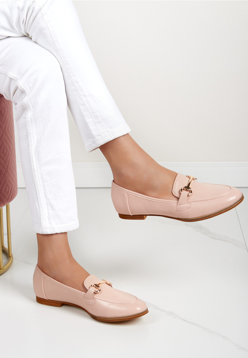 Ružové dámské mokasíny Casica