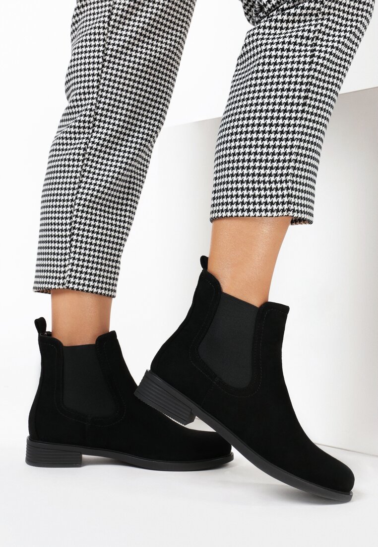 Černé dámské kotníková obuv Zelmira