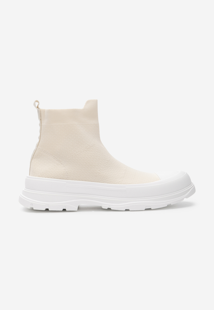 Béžové kotníkové tenisky Zynnia