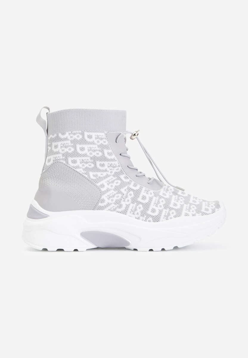 Šedé kotníkové tenisky Suela