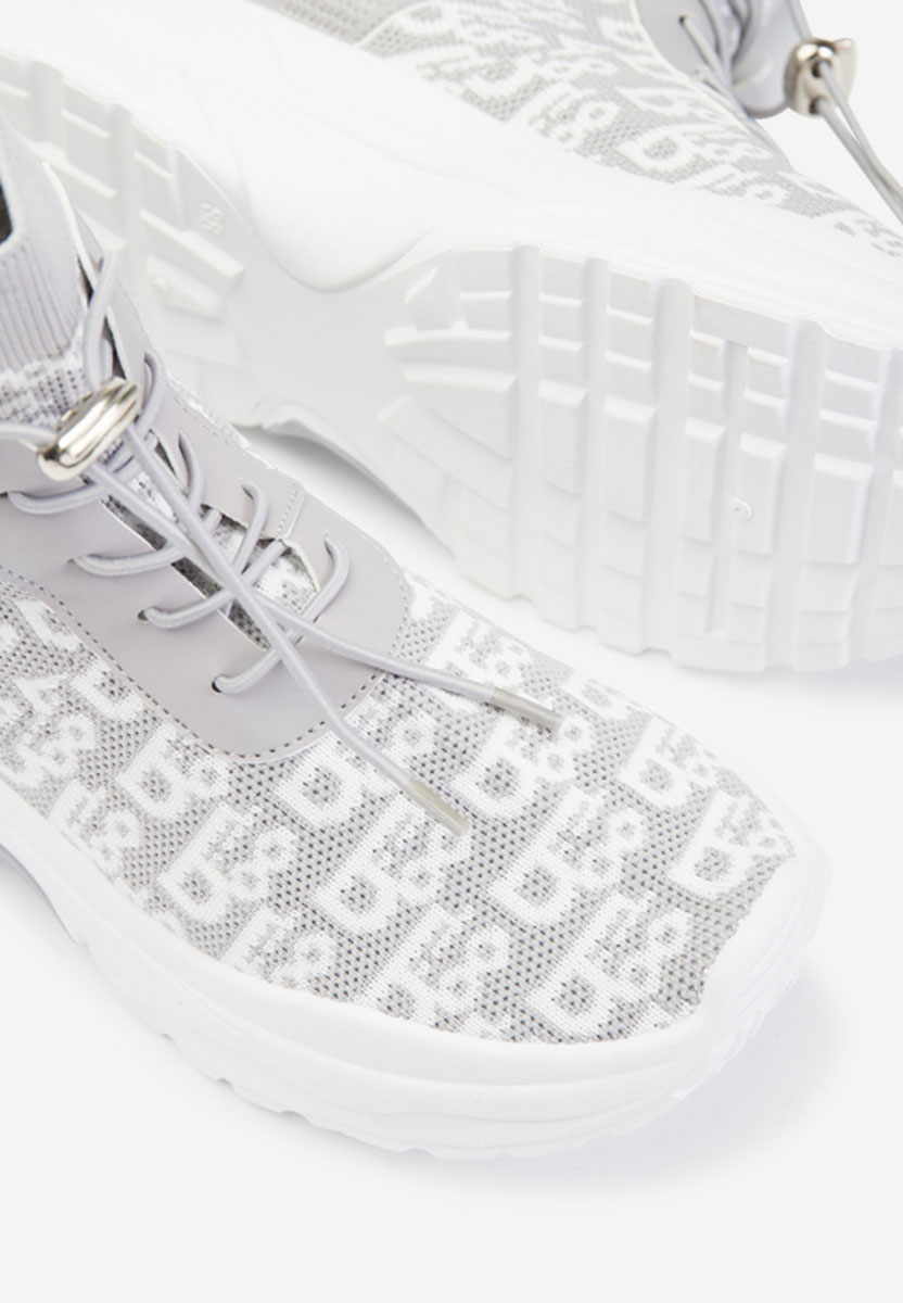 Šedé kotníkové tenisky Suela