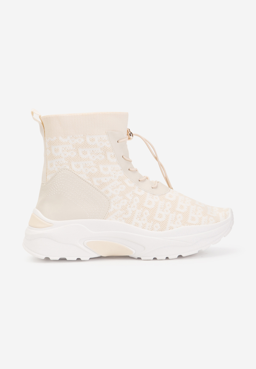 Béžové kotníkové tenisky Suela