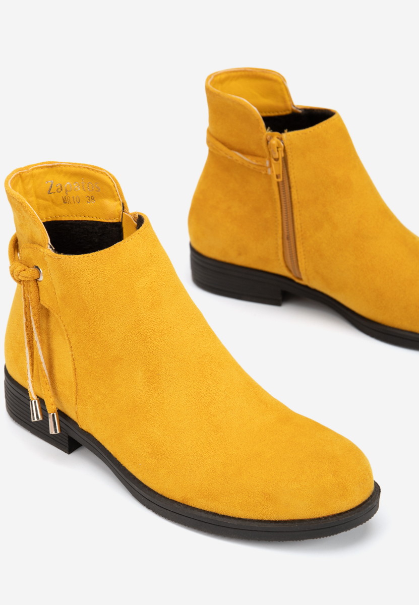 Žlutá dámské kotníkové boty Dezara