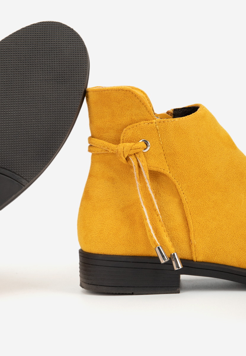 Žlutá dámské kotníkové boty Dezara