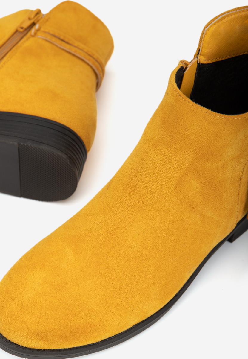 Žlutá dámské kotníkové boty Dezara