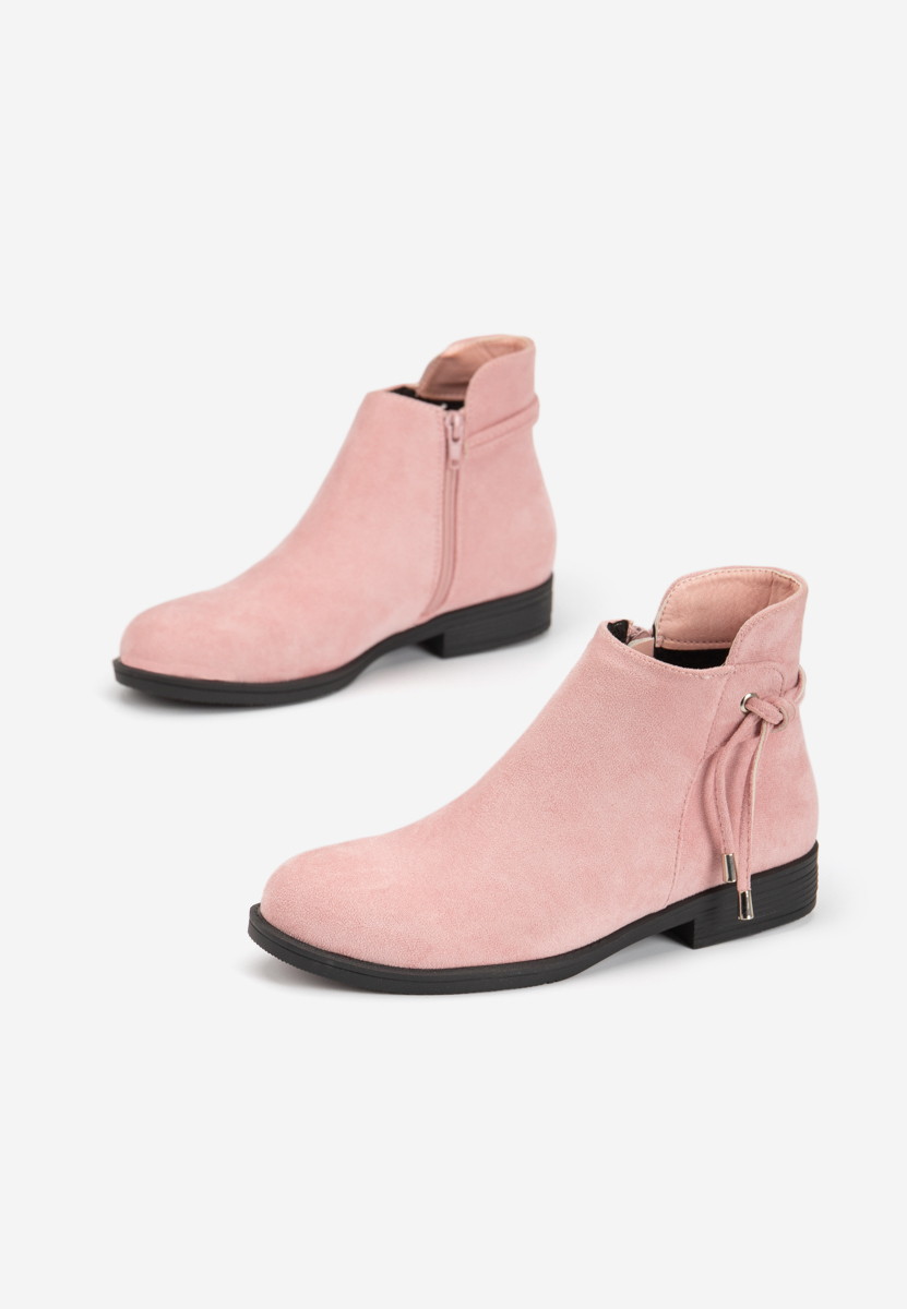 Ružové dámské kotníkové boty Dezara