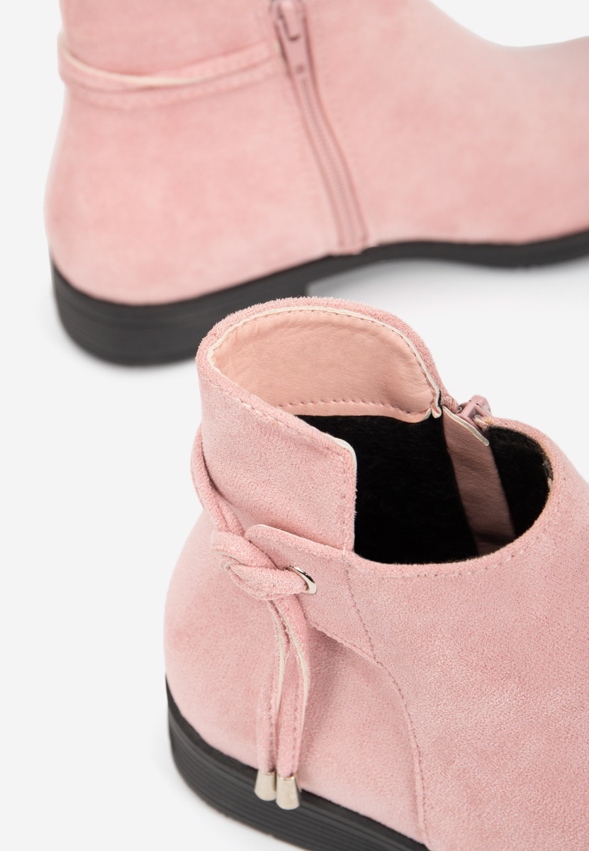 Ružové dámské kotníkové boty Dezara