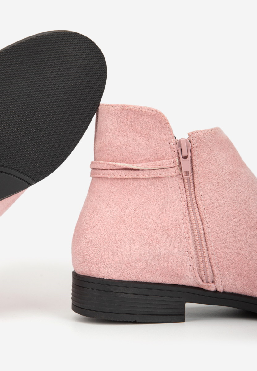 Ružové dámské kotníkové boty Dezara