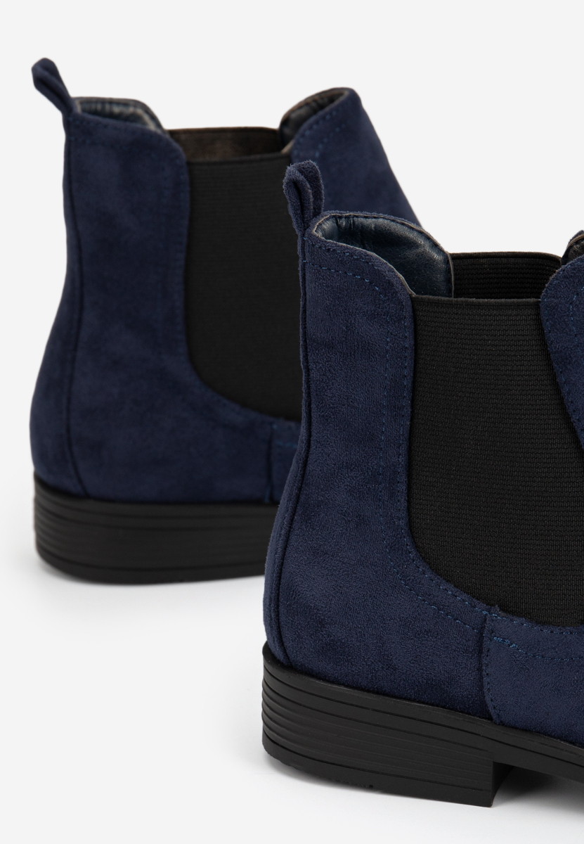Tmavě modré dámské kotníkové boty Zelmira