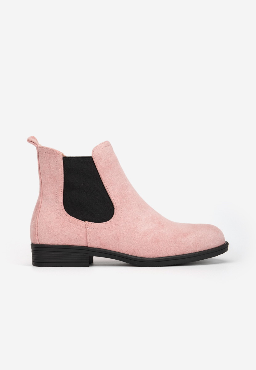 Ružové dámské chelsea boty Zelmira