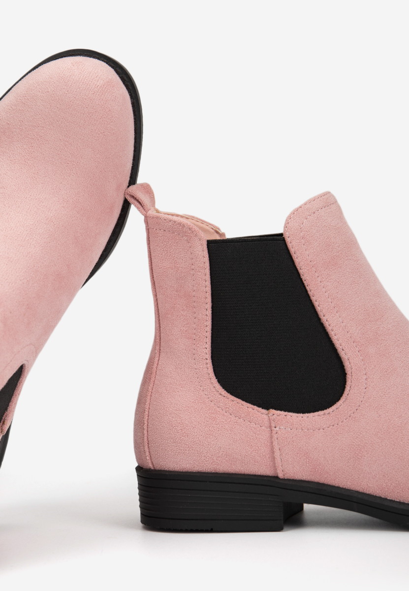 Ružové dámské chelsea boty Zelmira
