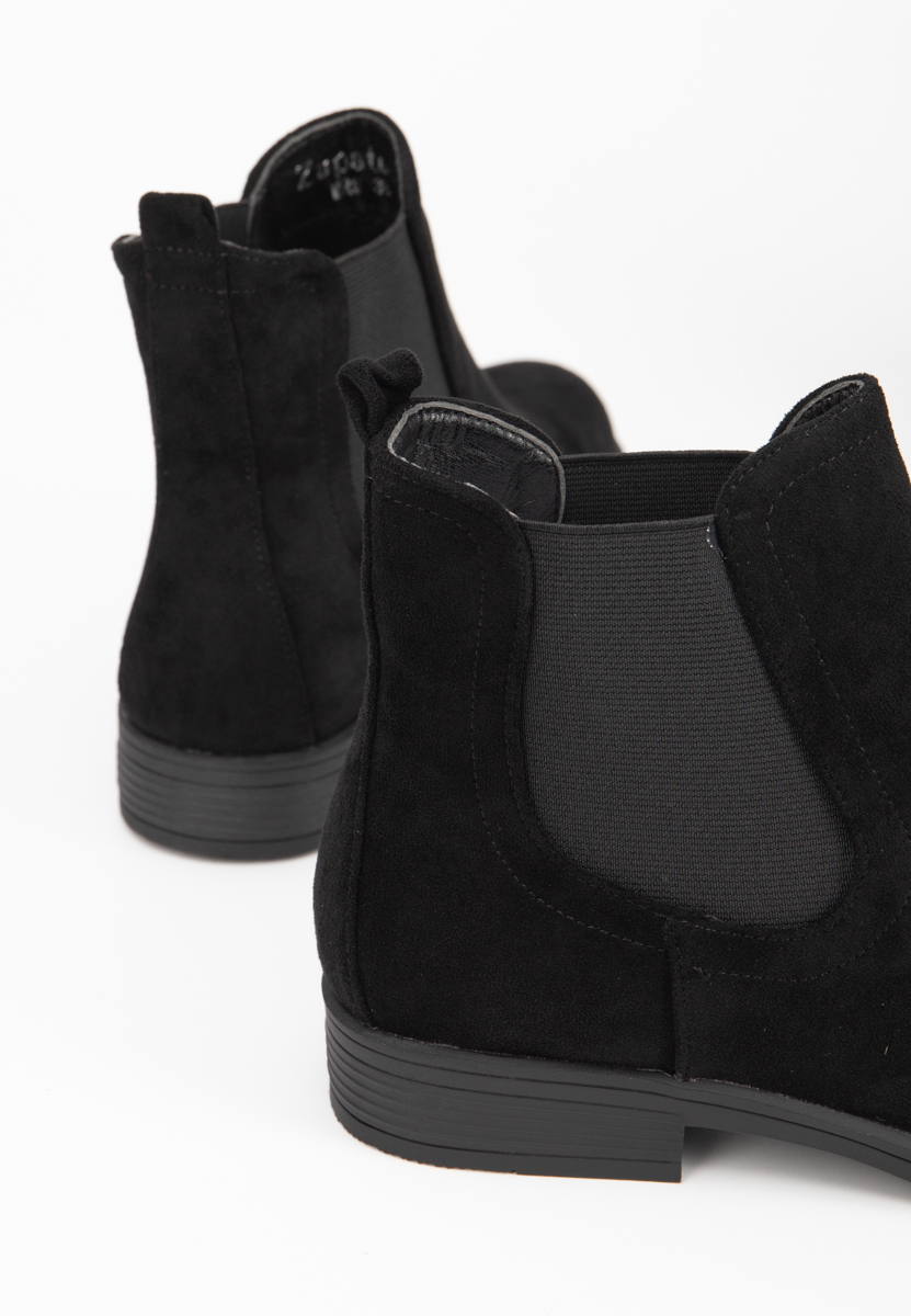Černé dámské kotníková obuv Zelmira