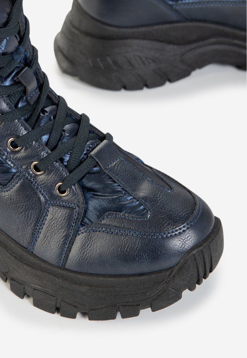 Tmavě modré kotníkové tenisky Macey