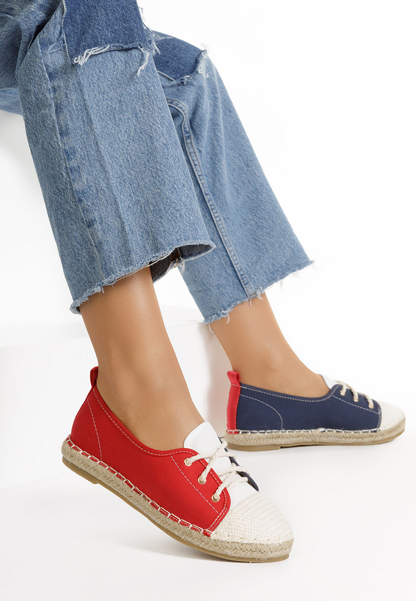 Červené dámské espadrilky Doria