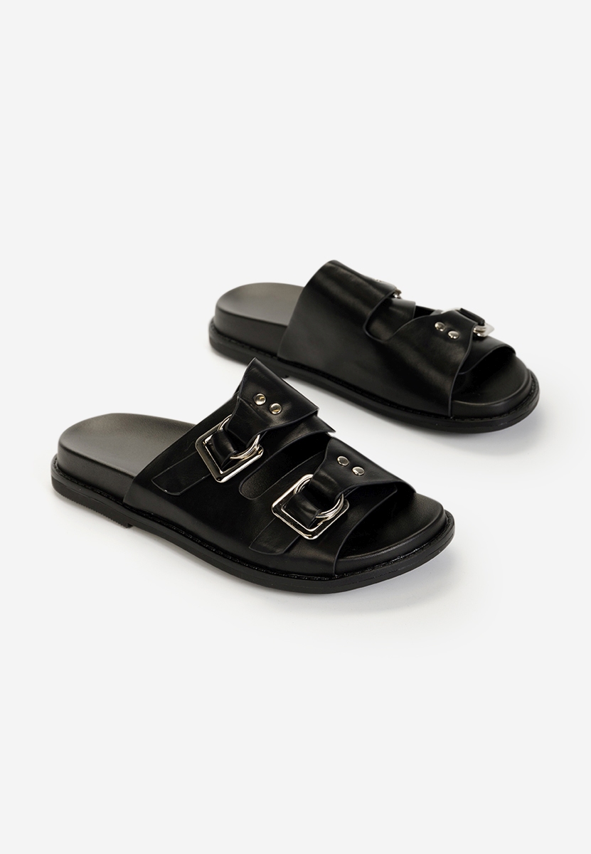 Černé dámské pantofle Alianne