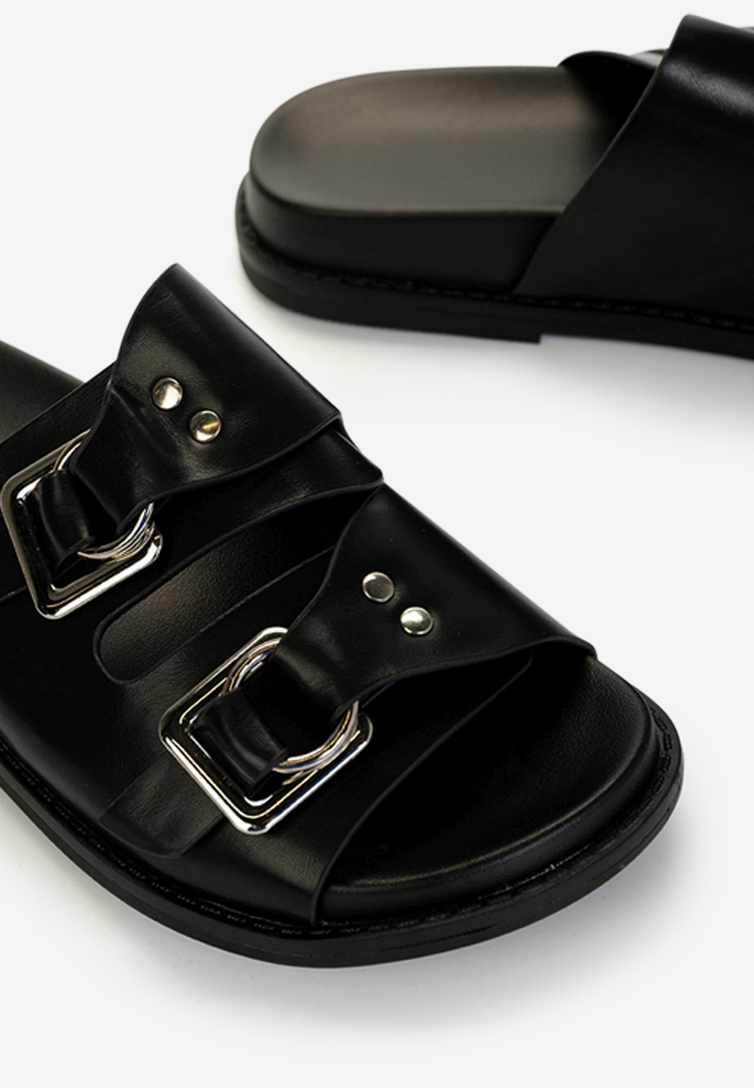 Černé dámské pantofle Alianne