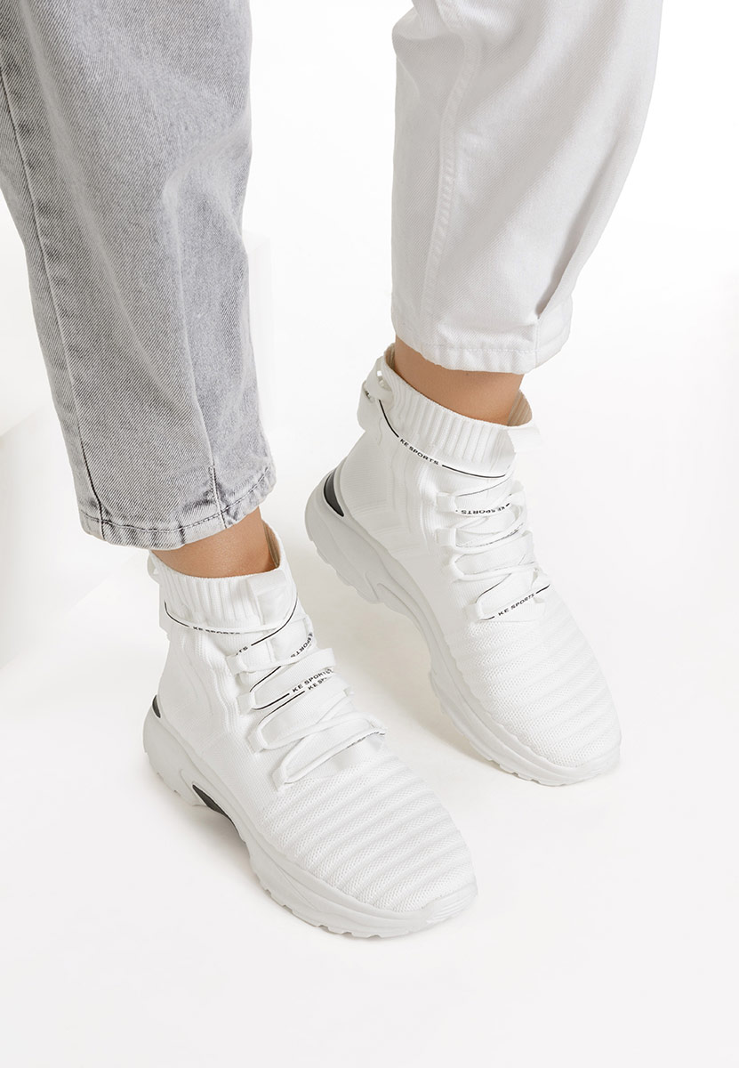 Bílé ponožkové tenisky Karrie