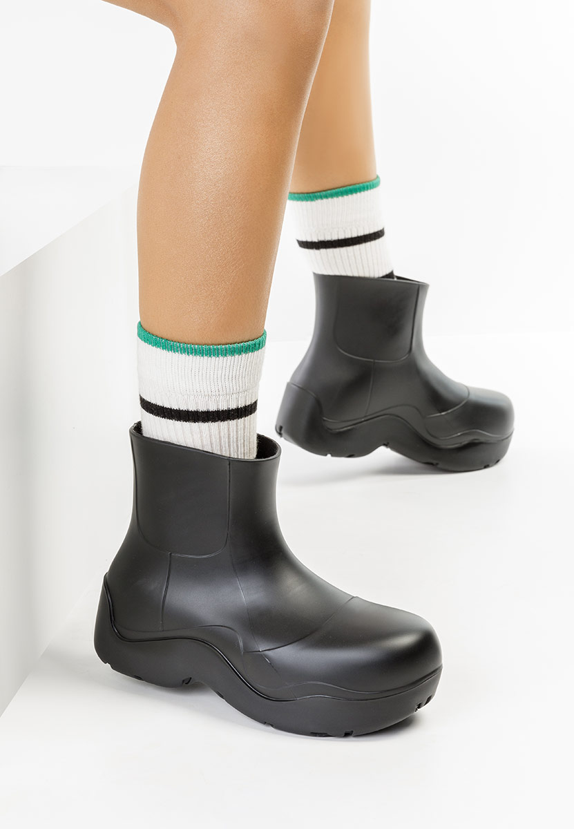 černé dámske gumáky Gretel