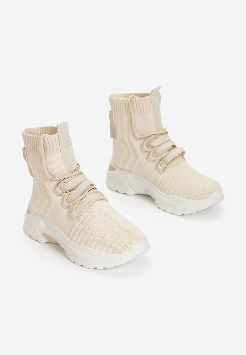 Béžové kotníkové tenisky Karrie