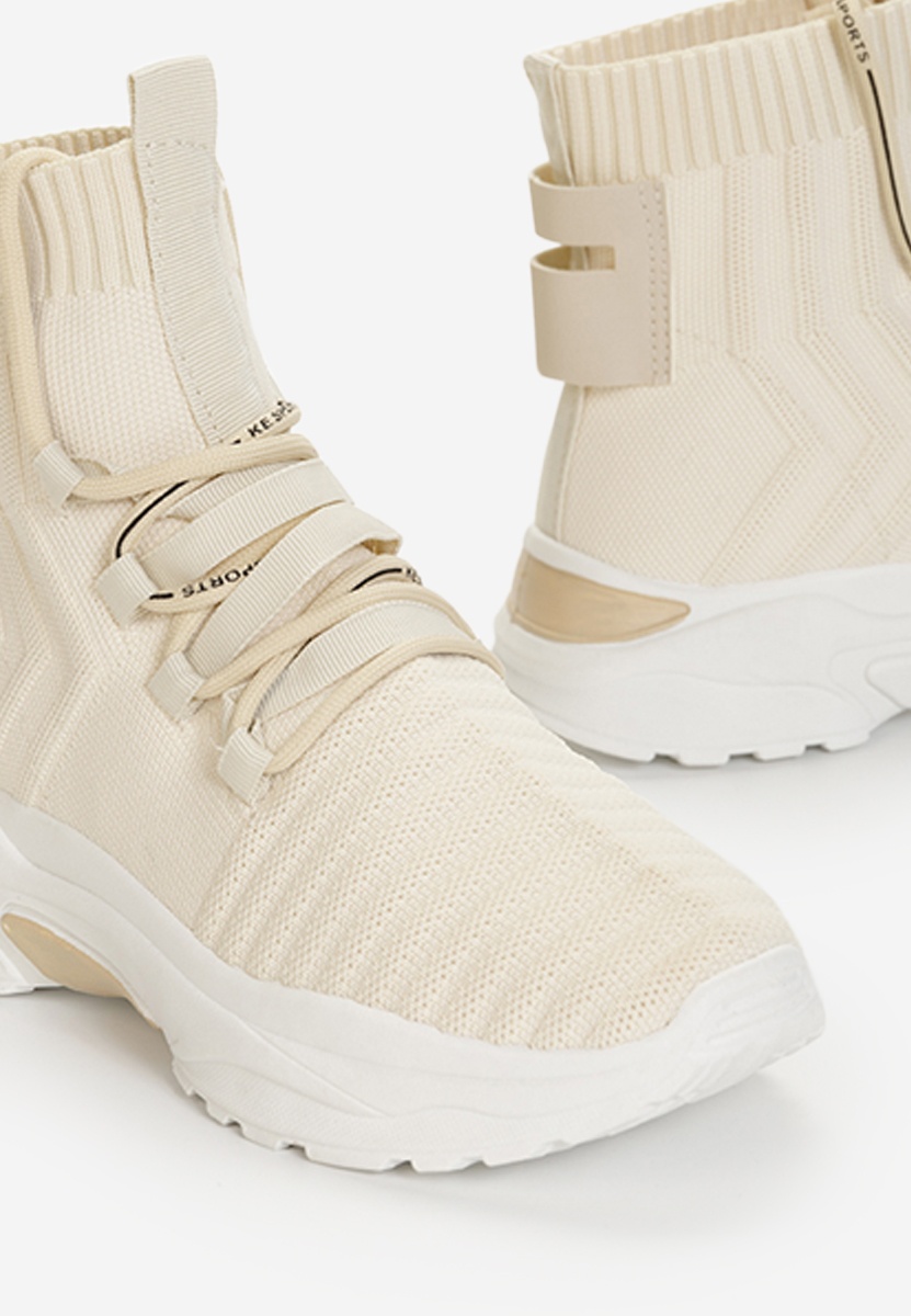 Béžové kotníkové tenisky Karrie