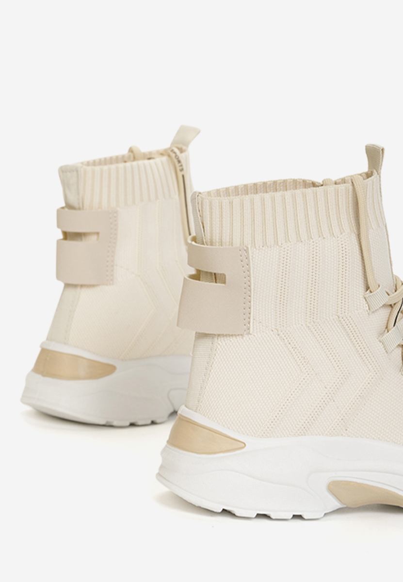 Béžové kotníkové tenisky Karrie