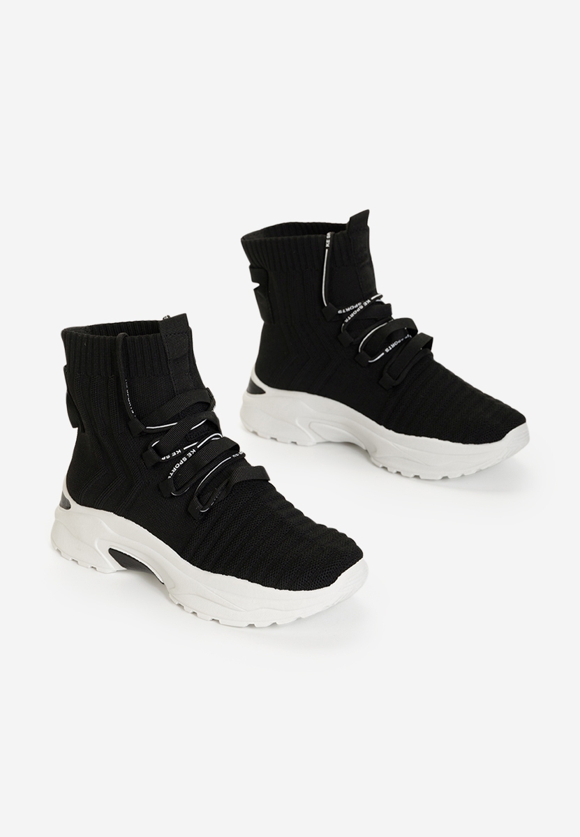 Černé ponožkové tenisky Karrie