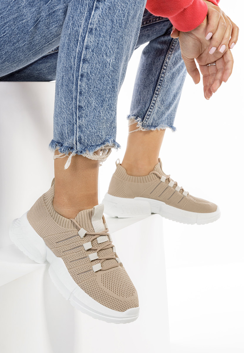 Khaki dámské tenisky Shaida