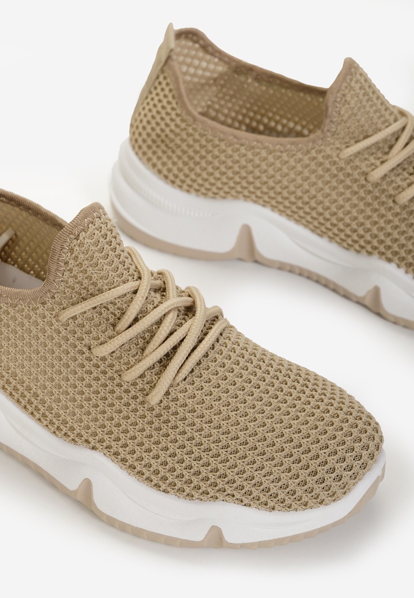Béžové sportovní boty dámské Sheila