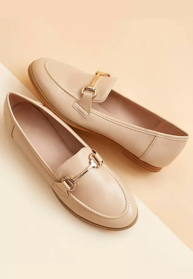 Béžové dámské mokasíny Casica