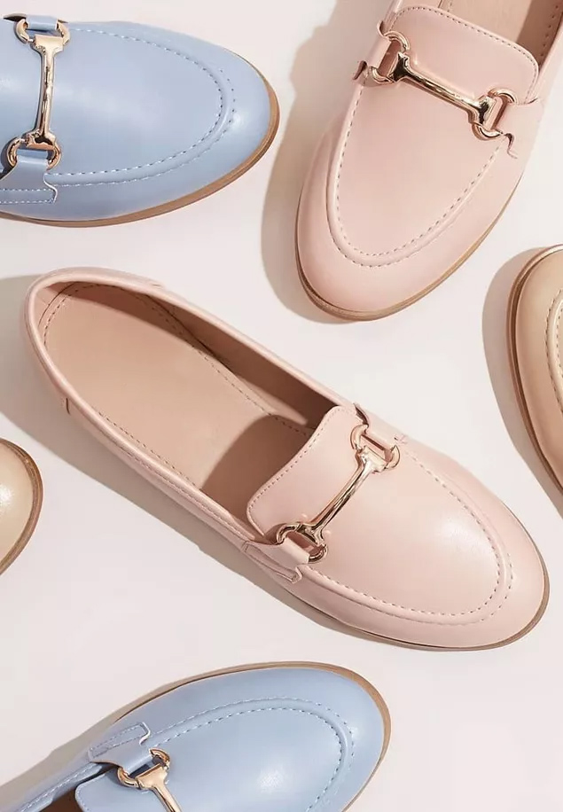 Ružové dámské mokasíny Casica