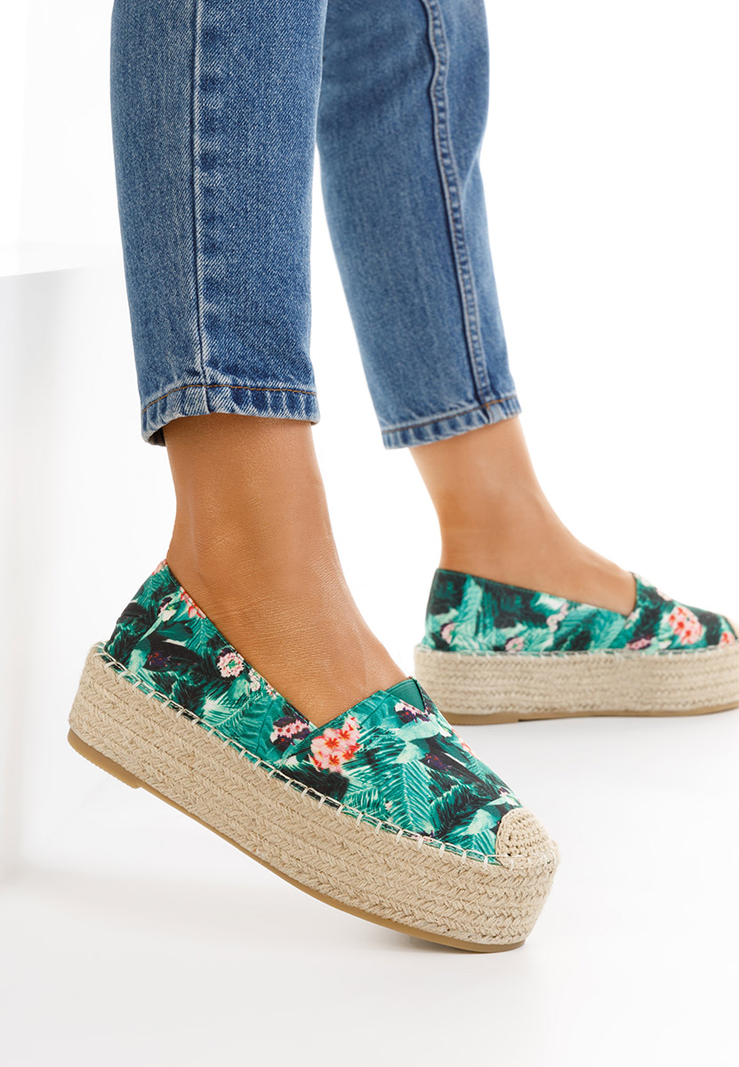 Zelené dámské espadrilky Laguna