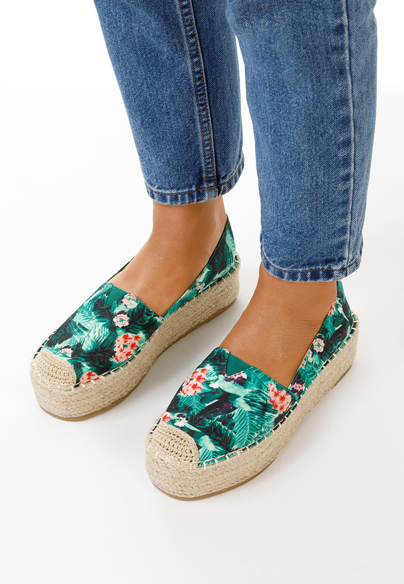 Zelené dámské espadrilky Laguna