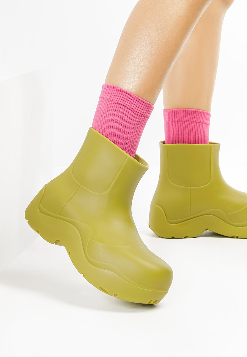 Zelené dámske gumáky Gretel