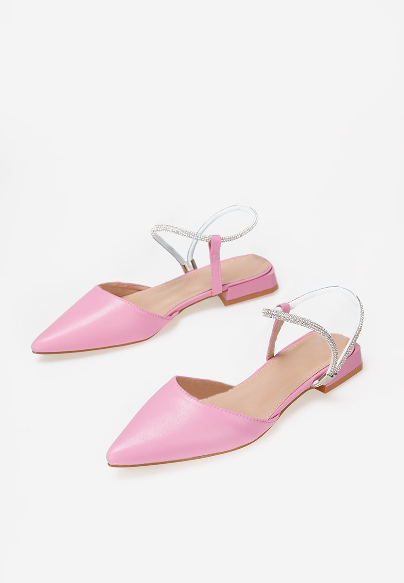 Ružové dámské baleríny Marila