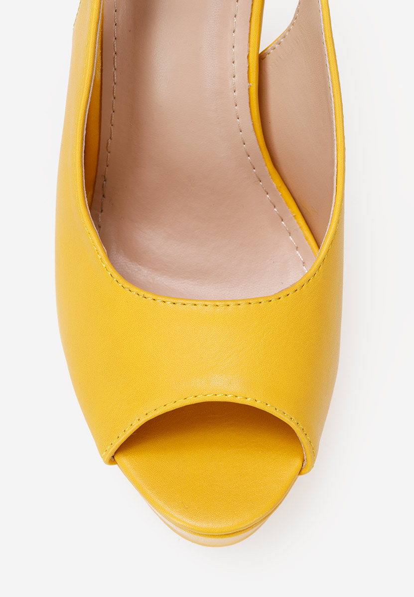 Žlutá sandály na podpatku Arabia V2