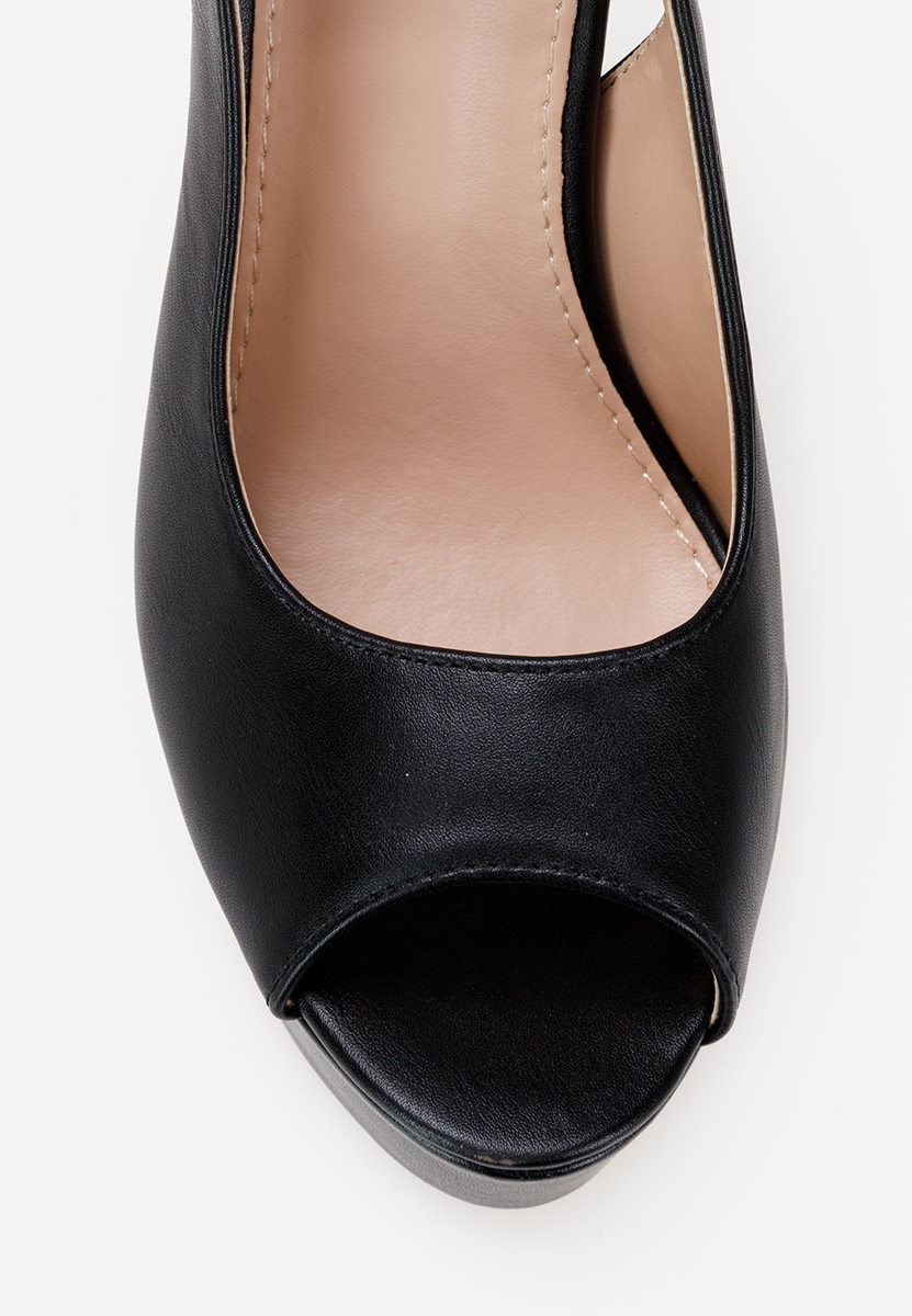 Černé sandály na vysokém podpatku Arabia V2