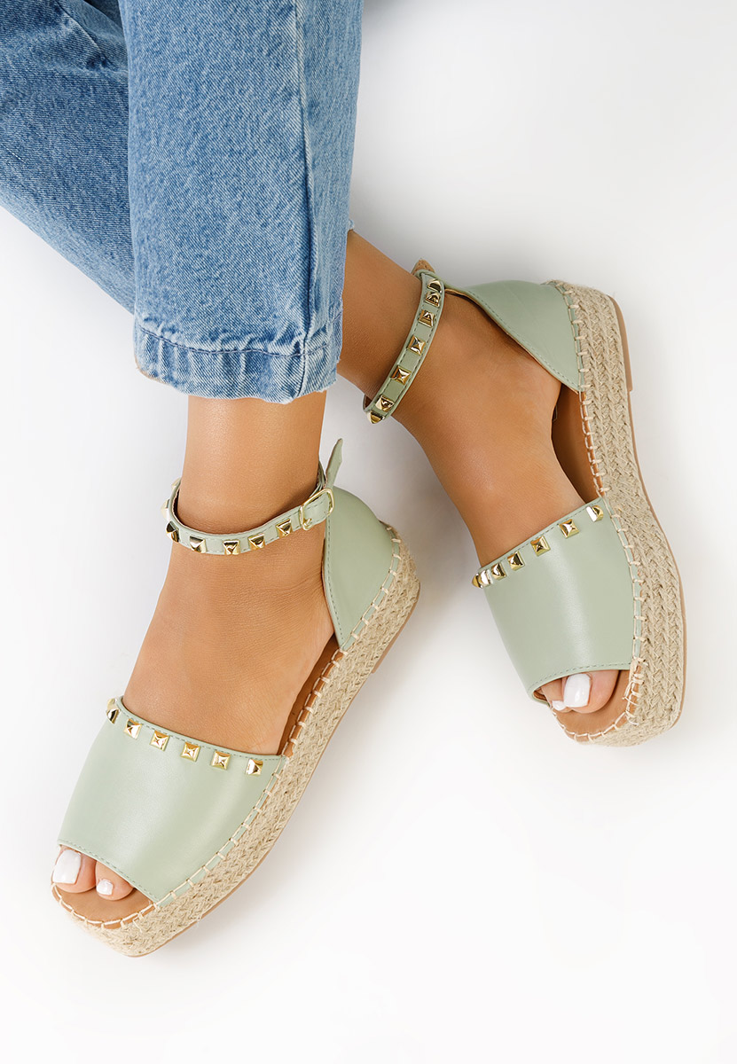 Zelené dámské espadrilky Firmosa