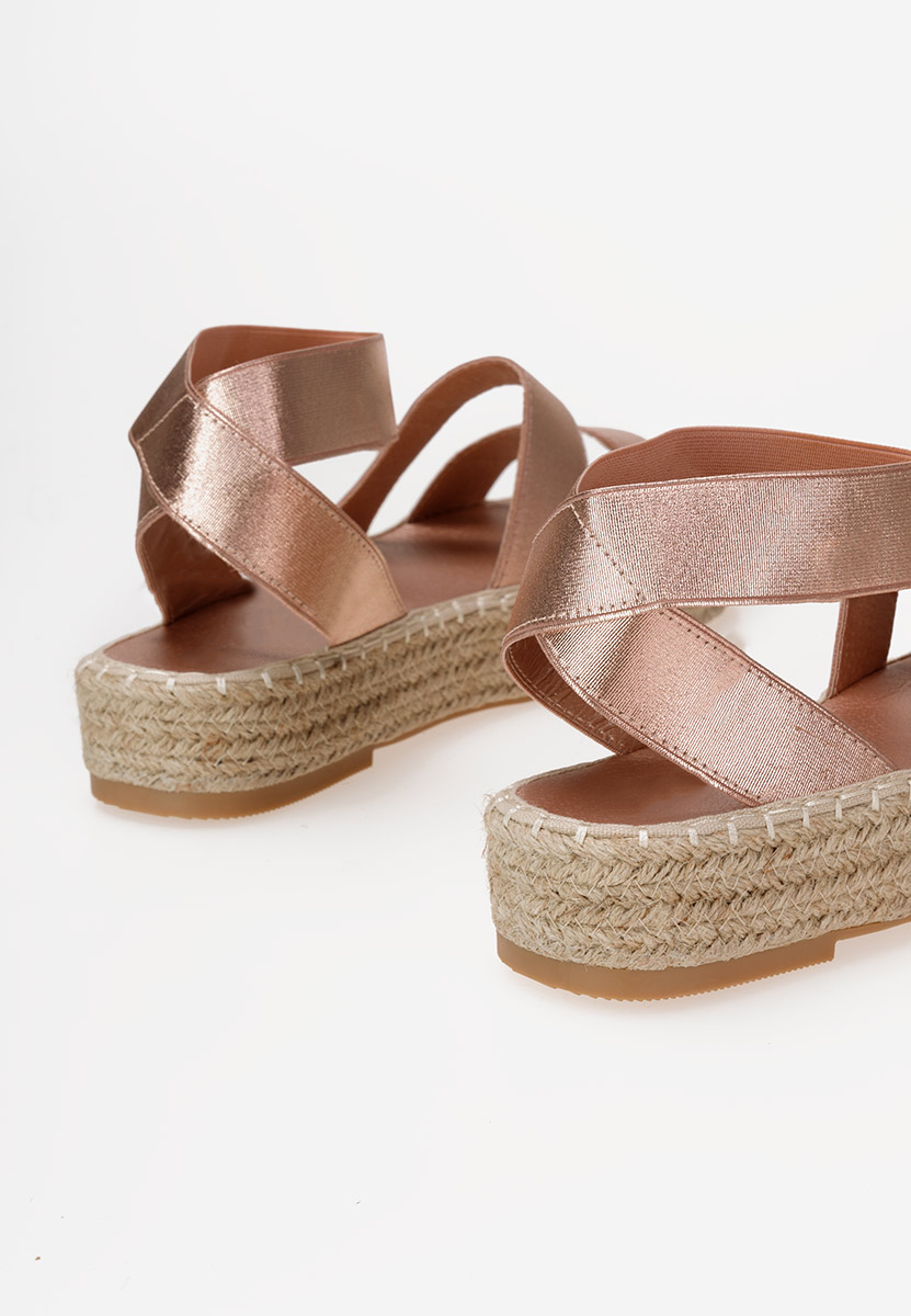 Champagne dámské sandály Clarena