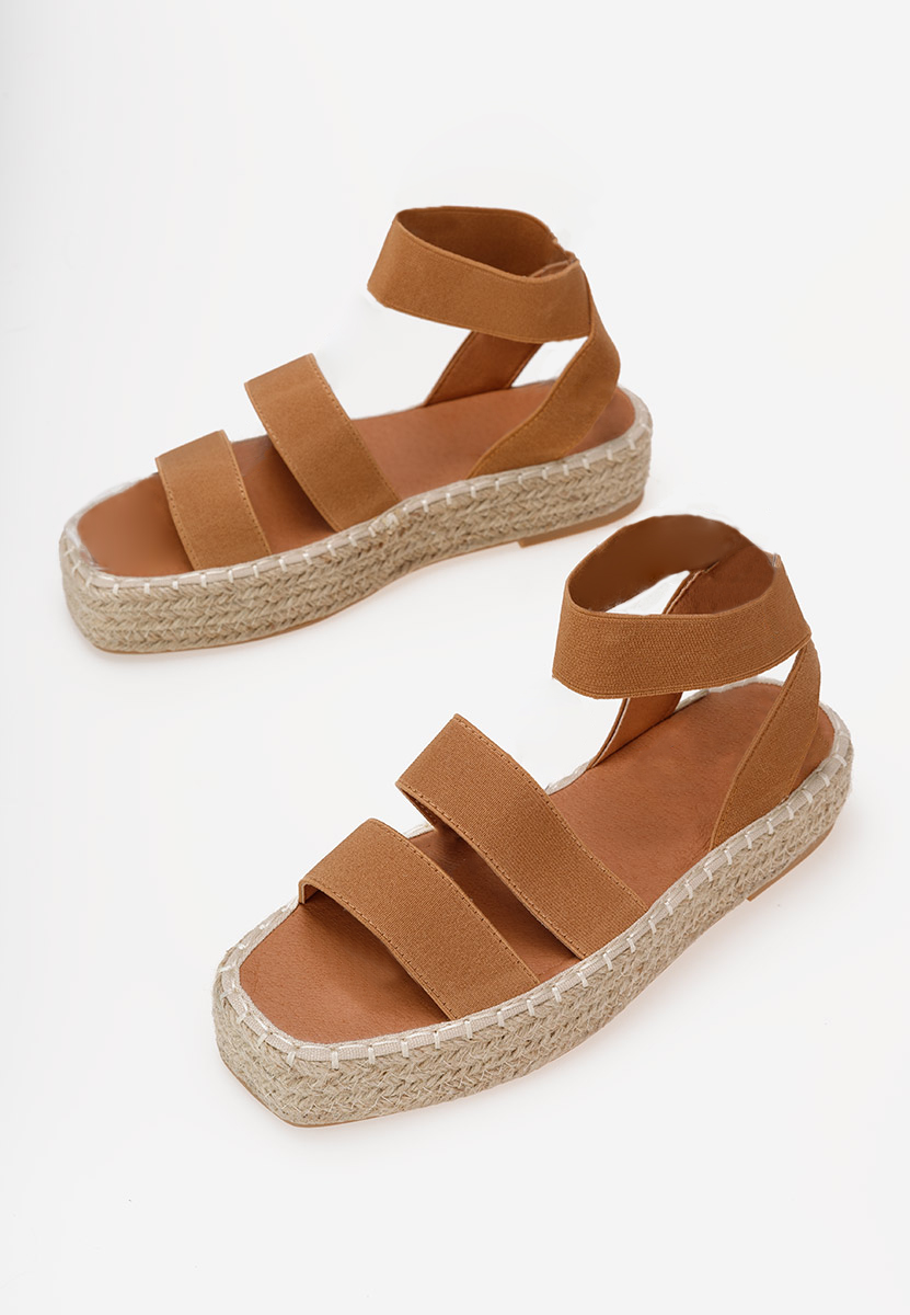 Hnedé dámské sandály Clarena