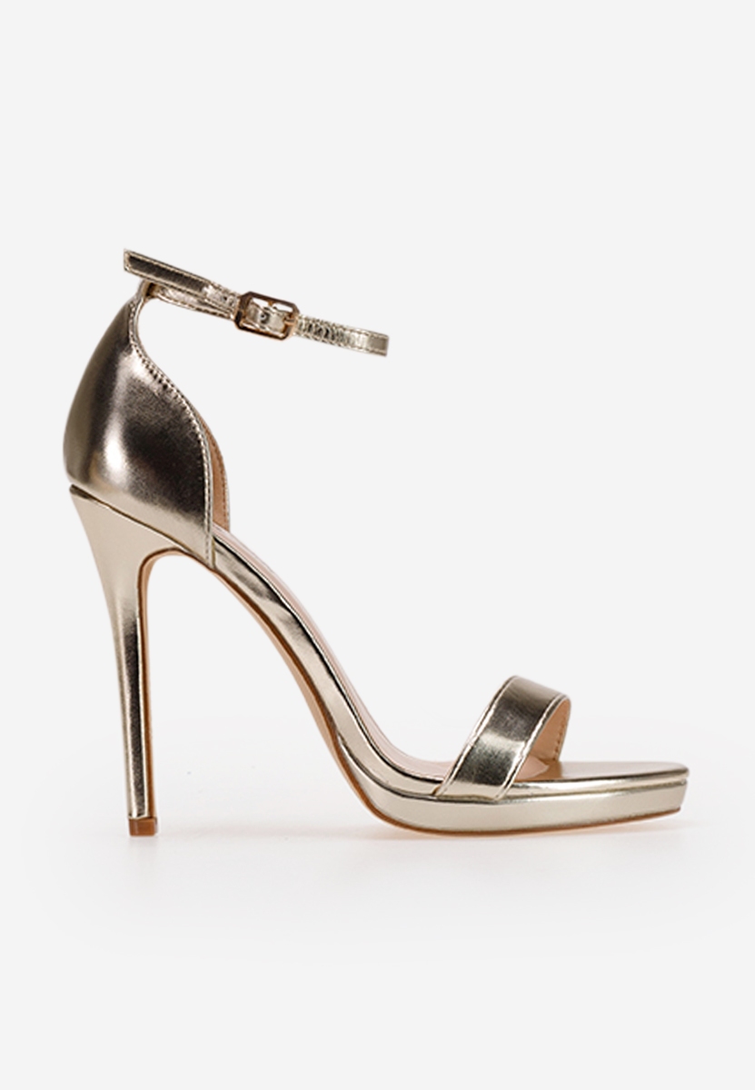 Zlaté sandály do špičky Marilia