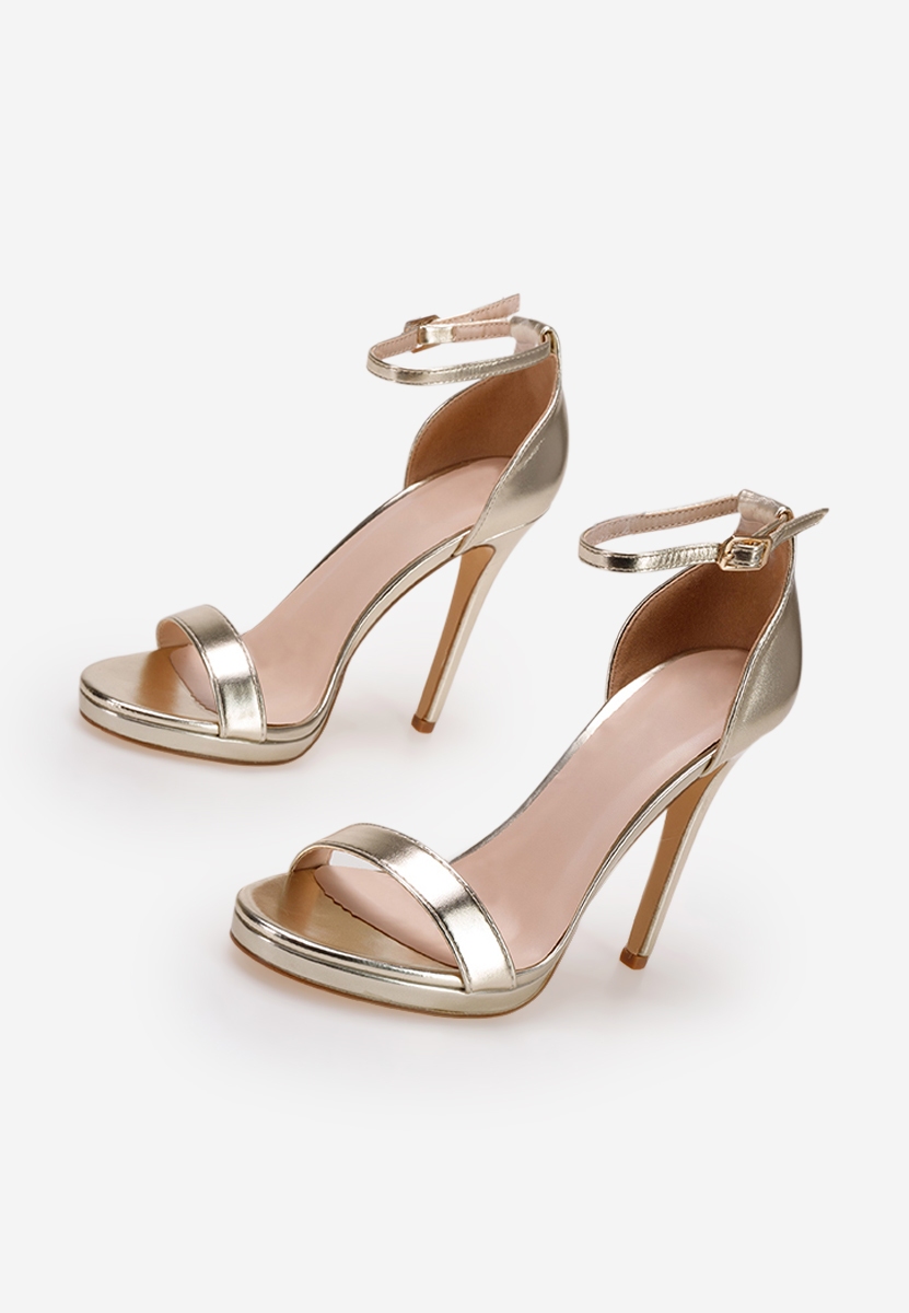 Zlaté sandály do špičky Marilia