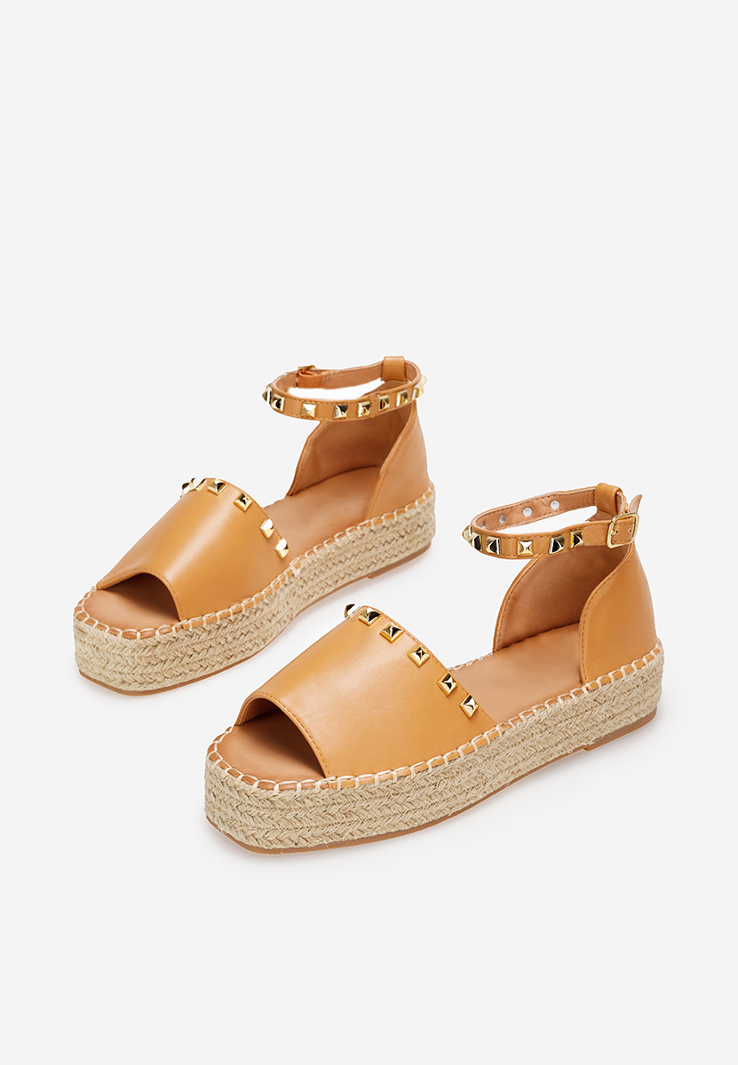 Hnedé dámské espadrilky Firmosa